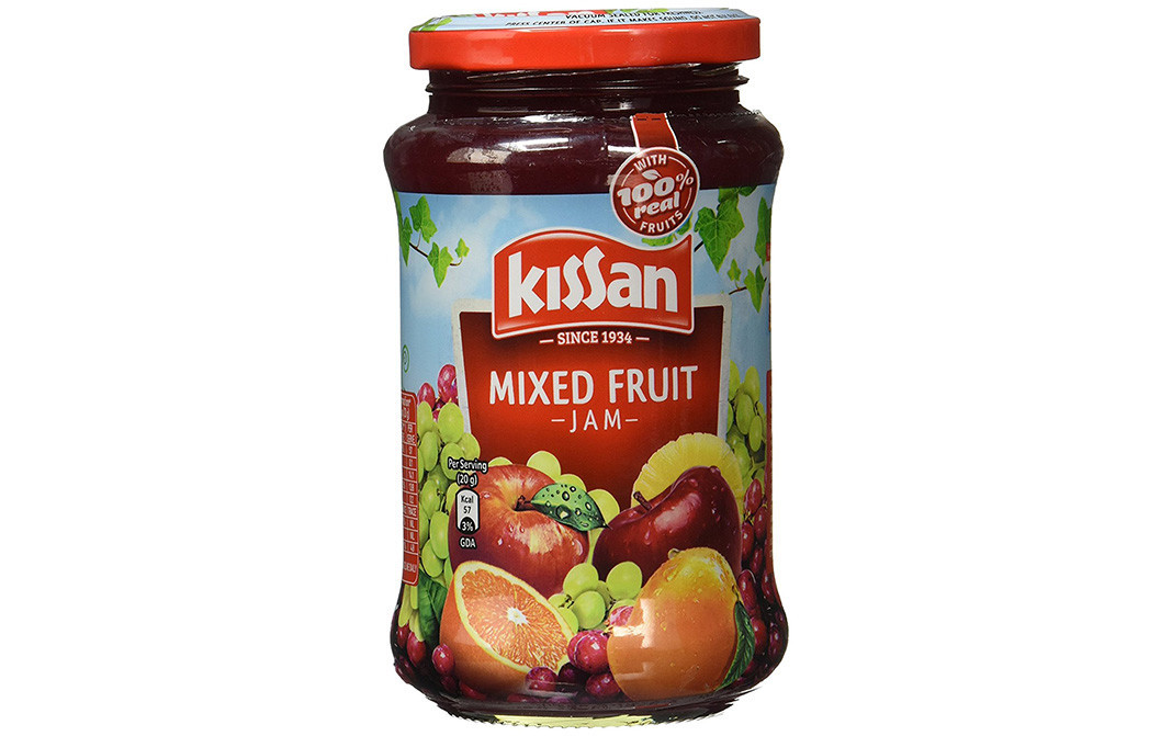 Kissan Mixed Fruit Jam    Glass Jar  500 grams
